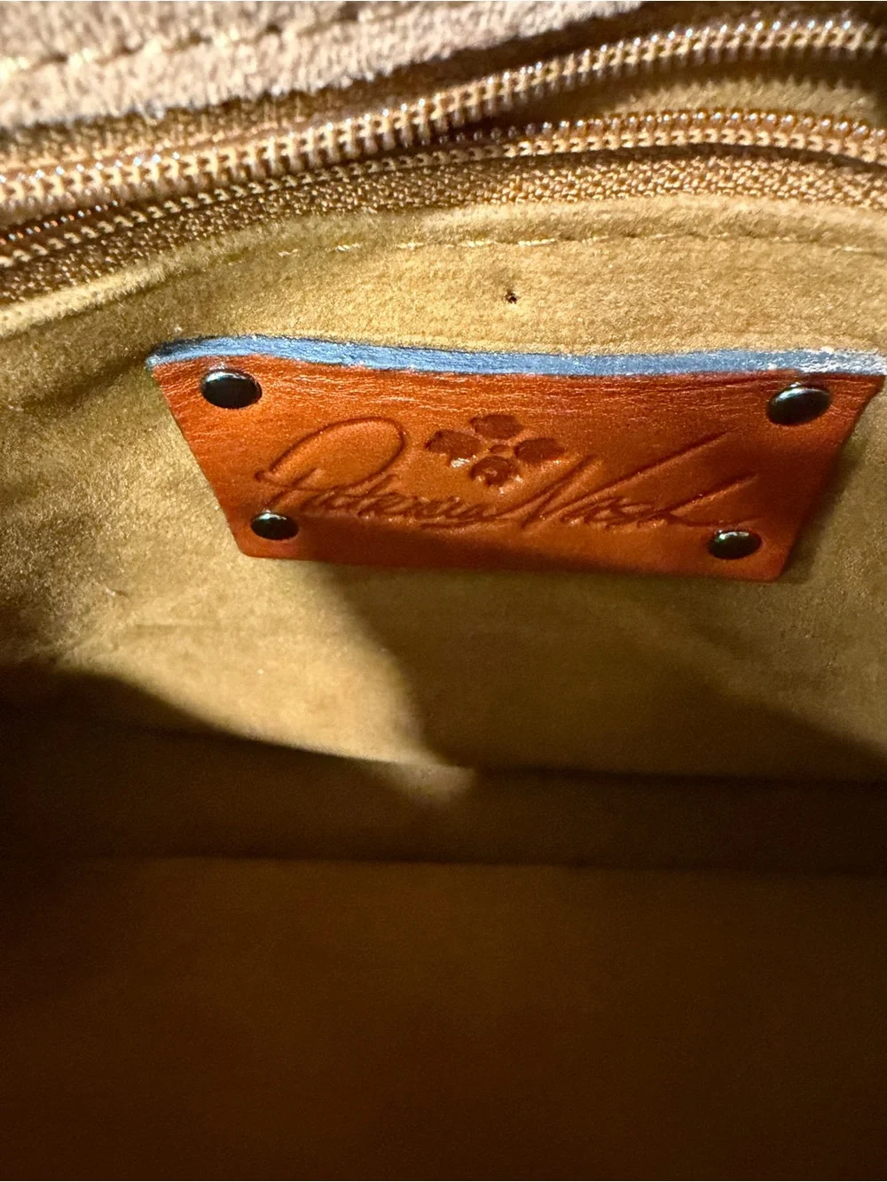 Patricia Nash Red Embossed Leather Lydie Crossbody